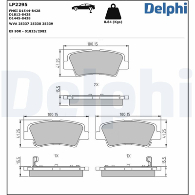FREN BALATASI ARKA HYUNDAI ACCENT IV 1.4 / 1.6 10-17, İ10 1.0 / 1.2 13 =>, İ20 1.0 / 1.2 / 1.4 14 =>, İ20 CUPE 1.0 / 1.2 / 1.4 15 =>, İ30 1.4 / 1.6 11-16, İ30 COUPE 1.4 / 1.6 15 =>, KIA CARENS IV 1.6 / 2.0 13 =>, CEED 1.4 / 1.6 / 2.0 12 => 
