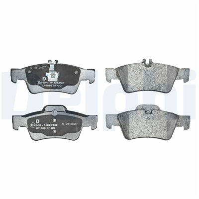 FREN BALATASI ARKA MERCEDES-BENZ C 55 AMG 04-07, CLS 280 08-10, CLS 300 09-10, CLS 350 06-10, CLS 500 06-10, E 200 04-08, E 230 07-08, E 240 02-08, E 280 06-08, E 320 02-08 