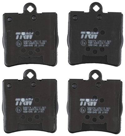 FREN BALATASI ARKA MERCEDES-BENZ C SERİSİ C 180 00-02, C 180 KOMPRESSOR 02-07, C -200 KOMPRESSOR 00-07, C 230 KOMPRESSOR 04-07, C 230-280 05-07, C 280 4-MATİC 05-07, C 200-220 CDİ 00-07 