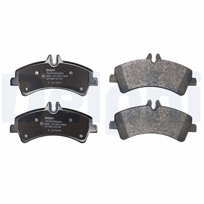 FREN BALATASI ARKA MERCEDES BENZ SPRINTER 509, 511, 515, 518CDI (ÇIFT TEKER) 06=>, VW CRAFTER (ÇIFT TEKER) 06=> 