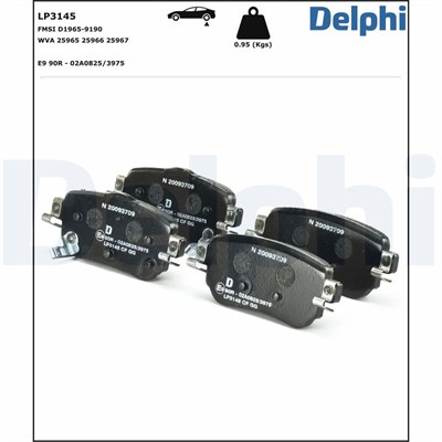 FREN BALATASI ARKA NISSAN QASHQAI 1.2/1.3/1.5/1.6 13 =>, RENAULT KADJAR 1.2/1.3/1.5 15 => 