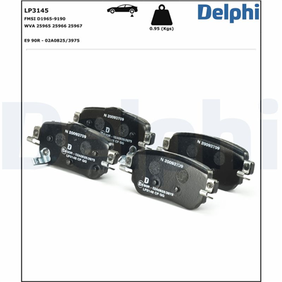 FREN BALATASI ARKA NISSAN QASHQAI 1.2/1.3/1.5/1.6 13 =>, RENAULT KADJAR 1.2/1.3/1.5 15 => 