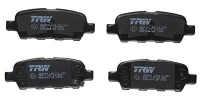 FREN BALATASI ARKA NISSAN QASHQAI 1.5 DCİ 07-13, NISSAN X-TRAIL1.6-1.8-2.0 02-08, 2.2 Dİ 02-07, 2.2 DCİ 07-13
