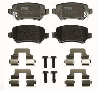 FREN BALATASI ARKA OPEL ASTRA G HB 1.2-1.4-1.6 16V 98-05, 1.4 07-09, 1.6 98-05, 1.7 DTİ 16V 00-05, 1.7 CDTİ 03-05, 1.7 TD 98-05, 2.0 Dİ 98-05, ASTRA H 1.4 04-10, 1.6 04-14 