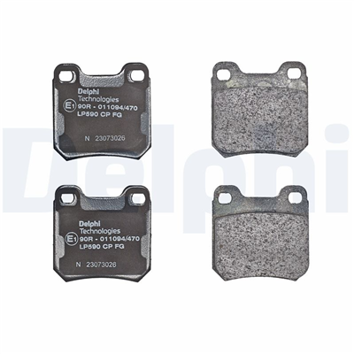 FREN BALATASI ARKA OPEL OMEGA A 1.8 / 2.0 / 2.4 86-94, OMEGA B 2.0 / 2.2 / 2.5 94-03, SAAB 9-3 2.0 / 2.2 99-02 