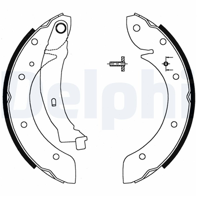 FREN BALATASI ARKA PABUÇLU CITROEN BERLINGO 1.1 / 1.4 / 1.6 / 1.8 97-02, PEUGEOT 405 I 1.4 87-92, 405 I BREAK 1.4 88-92, 405 II 1.8 96-99, 405 II BREAK 1.4 / 1.6 / 1.8 92-97, PARTNER MPV 1.6 / 1.8 97-02 