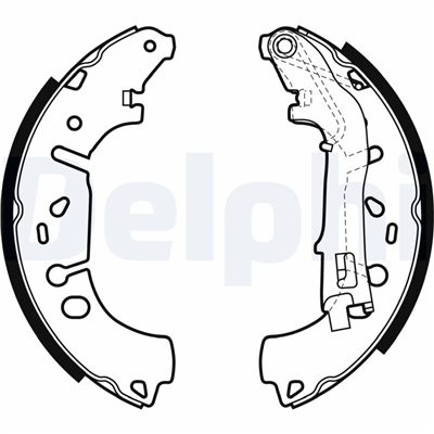 FREN BALATASI ARKA PABUÇLU FIAT LINEA, GRANDE PUNTO, PUNTO EVO, PUNTO, 1.3 D MULTIJET/1.4 07 =>, OPEL CORSA D 1.2/1.3 CDTI/1.4 06 =>, CORSA E 1.2/1.3 CDTI/1.4/1.6 14 =>, CITROEN NEMO, PEUGEOT BIPPER 1.3 HDI/1.4 HDI 08 => 
