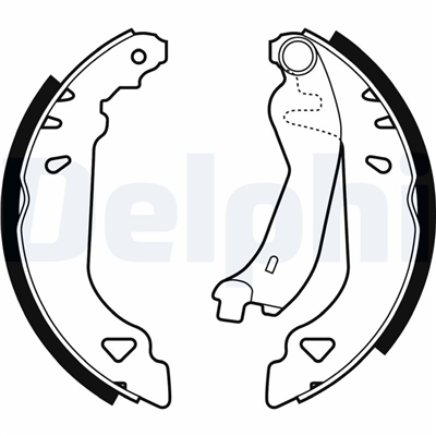 FREN BALATASI ARKA PABUÇLU FIAT PALIO 1.7 96-02, PUNTO 1.1 / 1.2 / 1.7 94-99, TEMPRA 1.6 / 1.9 91-96, LANCIA DEDRA 1.6 / 1.9 94-99 