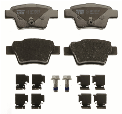 FREN BALATASI ARKA PEUGEOT 207 1.6 16V 06-13, 1.6 HDİ 06-13 