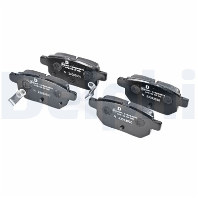 FREN BALATASI ARKA SUBARU TREZIA 1.3 / 1.4 11 =>, TOYOTA AURIS 1.4 / 1.6 / 1.8 07-12, COROLLA 1.4 / 1.6 / 06-14 