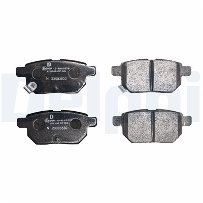 FREN BALATASI ARKA SUBARU TREZIA 1.3 / 1.4 11 =>, TOYOTA AURIS 1.4 / 1.6 / 1.8 07-12, COROLLA 1.4 / 1.6 / 06-14 