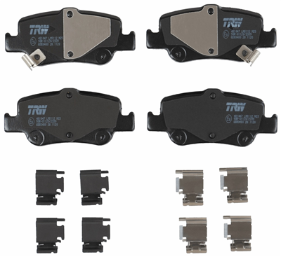 FREN BALATASI ARKA TOYOTA AURIS 1.33 DUAL-VVTI 10-12, AURIS 1.4 07-12, AURIS 1.6 09-12, COROLLA SEDAN 1.33 08-14, COROLLA SEDAN 1.6 06-13 
