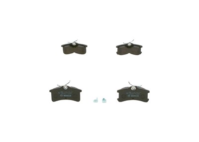 FREN BALATASI ARKA TOYOTA AVENSIS 1.6 VVT-I / 1.8 VVT-I / 2.0 VVT-I 00-03, AVENSIS LIFTBACK 1.8 / 2.0 00-03, COROLLA LIFTBACK 1.4 99-02, COROLLA LIFTBACK 1.6 00-02, COROLLA LIFTBACK 1.9 D 00-02, COROLLA 1.4 16V 00-01 