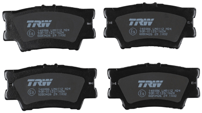 FREN BALATASI ARKA TOYOTA RAV 4 III 2.0 08-13, 2.0 4WD 08-13, 2.2 D 4WD 06-13, 2.2 D 08-13 