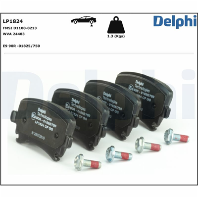 FREN BALATASI ARKA VOLKSWAGEN CADDY III SW 1.4 04-10, 1.6 04-15 2.0 ECOFUEL 06-15, 1.6 TDİ 10-15, 1.9 TDİ 04-10, 1.9 TDİ 4MOTİON 08-10, 2.0 SDİ 04-10, 2.0 TDİ 07-10, GOLF V 1.4 FSİ 03-08, 2.0 FSİ 04-08, 2.0 GTİ 04-09, 1.9 TDİ 03-08, 2.0 TDİ 05-08, PA
