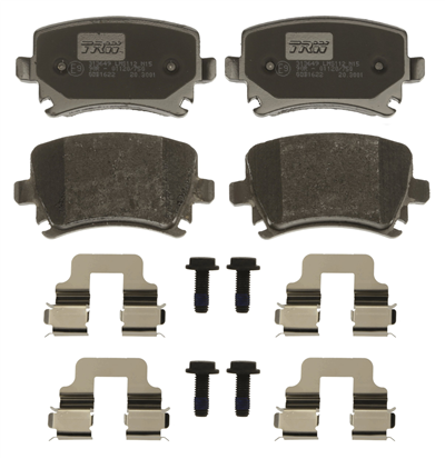 FREN BALATASI ARKA VOLKSWAGEN CADDY III SW 1.4 04-10, 1.6 04-15 2.0 ECOFUEL 06-15, 1.6 TDİ 10-15, 1.9 TDİ 04-10, 1.9 TDİ 4MOTİON 08-10, 2.0 SDİ 04-10, 2.0 TDİ 07-10, GOLF V 1.4 FSİ 03-08, 2.0 FSİ 04-08, 2.0 GTİ 04-09, 1.9 TDİ 03-08, 2.0 TDİ 05-08, PA