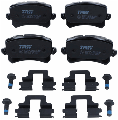 FREN BALATASI ARKA VOLKSWAGEN PASSAT 1.4-1.8 TSİ 07-10, 1.6 05-10, 2.0 FSİ 05-10, 1.6 TDİ 09-10, 1.9-2.0 TDİ 05-10, 2.0 TDİ 16V 05-10 