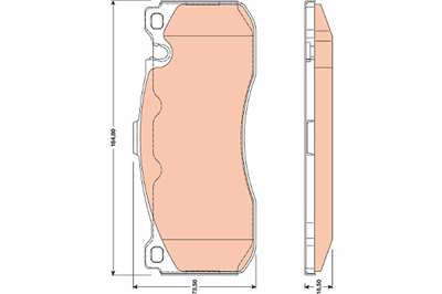 FREN BALATASI ÖN BMW 1 116 İ 07-11, 118 İ 06-11, 120 İ 07-12, 130 İ 06-11, 116 D 08-11, 118 D 06-11, 120 D 07-11, 123 D 07-11 