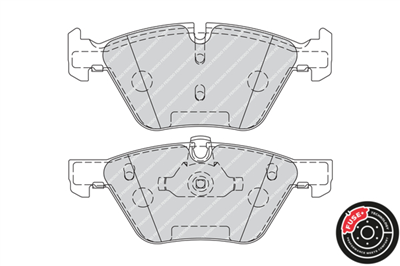 FREN BALATASI ÖN [ BMW E60 (03-10) E61 04=> E90 (05-11) E91 05=> E92 06=>E93 07=> E84 X1 (09=> E89 Z4 09-13 ] 