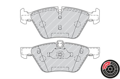FREN BALATASI ÖN [ BMW E60 (03-10) E61 04=> E90 (05-11) E91 05=> E92 06=>E93 07=> E84 X1 (09=> E89 Z4 09-13 ] 