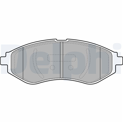 FREN BALATASI ÖN CHEVROLET AVEO 1.2 / 1.4 / 1.5 03-08, DAEWOO KALOS 1.2 / 1.4 / 1.5 02 => 