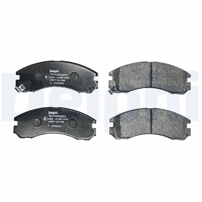 FREN BALATASI ÖN CITROEN CROSSER 2.2 / 2.4 07 =>, MITSUBISHI ECLIPSE 2.0 91-95, GALANT V 2.5 92-96, GALANT VI 2.0 / 2.4 / 2.5 99-04, LANCER V 92-95, OUTLANDER I 2.0 / 2.4 03-07, PAJERO II 2.4 / 3.0 / 3.5 90-99, PEUGEOT 4007 2.2 / 2.4 07-13 