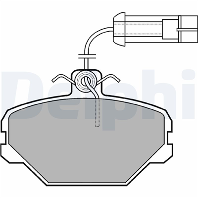FREN BALATASI ÖN FİŞLİ ALFA ROMEO 145 1.4 / 1.6 / 1.7 94-96, 146 1.4 / 1.6 / 1.7 94-96, FIAT PALIO 1.7 96-02, PUNTO 1.2 / 1.4 / 1.6 93-97, LANCIA DEDRA 1.6 / 1.8 / 2.0 89-99 