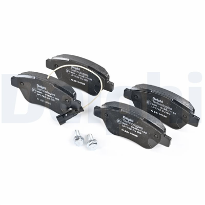 FREN BALATASI ÖN FİŞLİ FIAT FIORINO,ALBEA, LINEA, DOBLO 07=>, CITROEN NEMO 1.3 HDI 10 =>, PEUGEOT BIPPER 1.3 HDI 10 => 