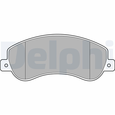 FREN BALATASI ÖN FİŞLİ FORD TRANSIT 2.2 / 2.4 06-15, VW AMAROK 2.0 11 => 