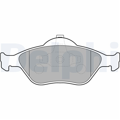 FREN BALATASI ÖN FORD COURIER 1.8 99-02, FIESTA IV 1.2 / 1.3 / 1.4 / 1.6 96-02, MAZDA 2 1.2 / 1.4 / 1.6 03-07 