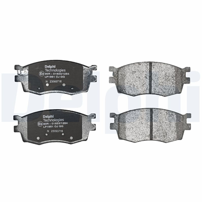 FREN BALATASI ÖN HYUNDAI ACCENT III 1.4/1.6 05-10, KIA RIO II 1.4/1.6 05 => 