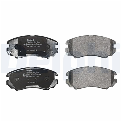 FREN BALATASI ÖN HYUNDAI COUPE 1.6 / 2.0 / 2.7 02-09, ELANTRA 2.0 01-09, SONATA 2.0 / 2.4 / 2.7 05-10, KIA MAGENTIS 2.0 / 2.5 / 2.7 05 => 