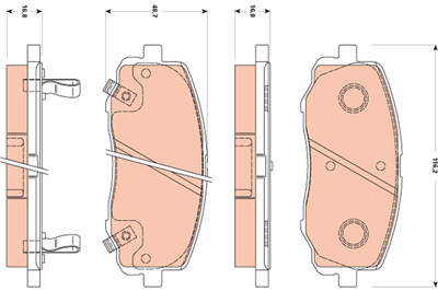 FREN BALATASI ÖN HYUNDAI İ20 1.2 08-15 