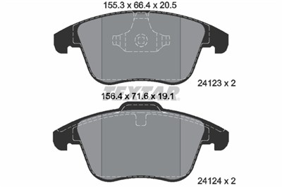 FREN BALATASI ÖN LAND ROVER FREELANDER2-EVOQUE 2006-14 