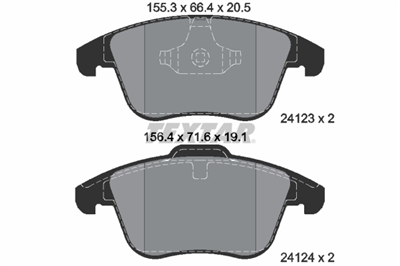 FREN BALATASI ÖN LAND ROVER FREELANDER2-EVOQUE 2006-14 