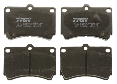 FREN BALATASI ÖN MAZDA 323 C IV 1.3 89-94, 1.3 16V 89-94, 1.6 89-91, 1.6 16V 91-94, 1.8 16V 4WD 91-93, 1.8 16V T 4WD 90-92, 1.7 D 89-94 
