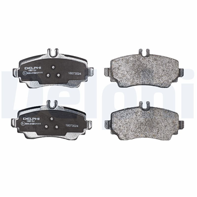 FREN BALATASI ÖN MERCEDES-BENZ A 140 97-04, A 160 97-04, A 190 99-04, A 210 01-04, VANEO 1.6 / 1.7 / 1.9 02-05 