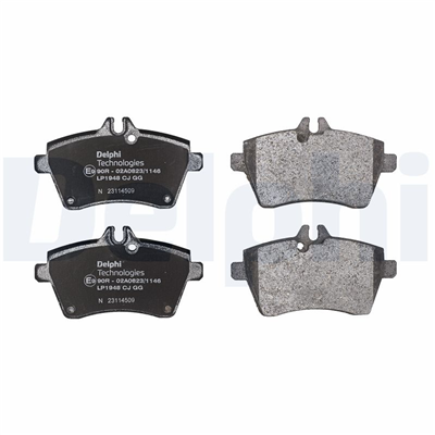 FREN BALATASI ÖN MERCEDES-BENZ A 150 04-12, A 160 06-12, A 170 04-12, A 200 04-12, B 150 05-11, B 160 09-11, B 170 05-11, B 180 09-11, B 200 05-11 