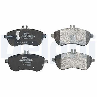 FREN BALATASI ÖN MERCEDES-BENZ C 180 08-14, C 200 07-14, C 230 07-14, C 250 09-14, C 280 07-14, E 200 13-16, E 220 09-15, SLK 250 11 =>, SLC 180 16 => 
