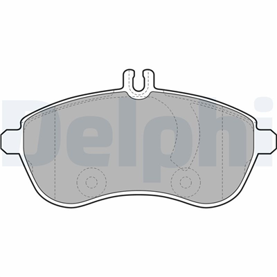 FREN BALATASI ÖN MERCEDES-BENZ C 180 08-14, C 200 07-14, C 230 07-14, C 250 09-14, C 280 07-14, E 200 13-16, E 220 09-15, SLK 250 11 =>, SLC 180 16 => 