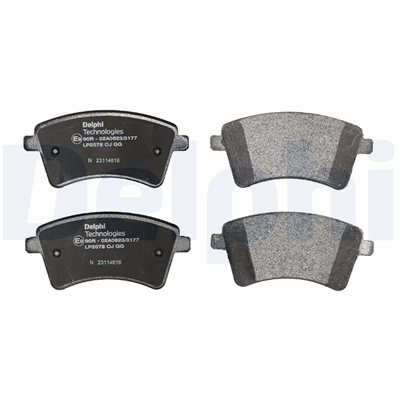 FREN BALATASI ÖN MERCEDES-BENZ CITAN 13 =>, RENAULT KANGOO 1.2 / 1.5 / 1.6 08 => 