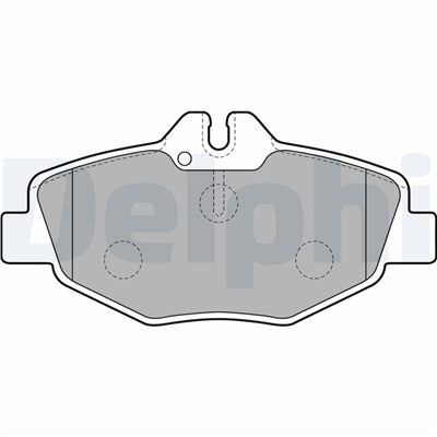 FREN BALATASI ÖN MERCEDES-BENZ E 220 99-03, E 200 04-08, E 240 02-08, E 280 05-08, E 320 02-08, E 230 T 07-09, E 240 T 03-09, E 320 T 05-09 