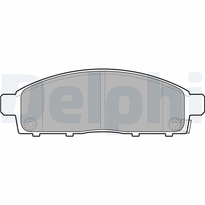 FREN BALATASI ÖN MITSUBISHI PAJERO SPORT II 2.5 / 3.0 08 =>, L 200 2.5 05-15, NISSAN NV200 1.5 / 1.6 10 => 