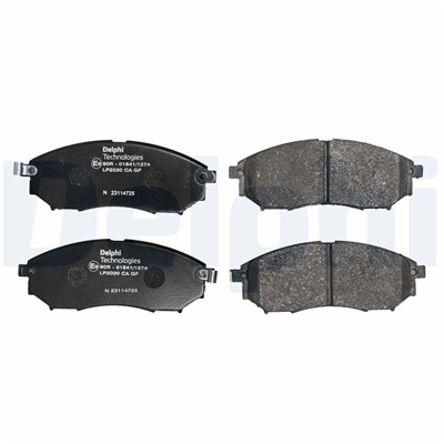 FREN BALATASI ÖN NISSAN 370 COUPE 3.7 09 =>, MURANO I 3.5/3.7 03-14, RENAULT KOLEOS I 2.0/2.5 08 => 