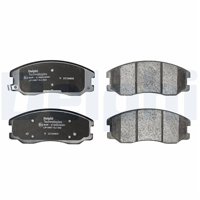 FREN BALATASI ÖN OPEL ANTARA 2.4 / 3.0 / 3.2 06-11, CHEVROLET CAPTIVA 2.0 / 2.2 / 2.4 06 => 