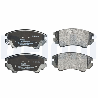 FREN BALATASI ÖN OPEL INSIGNIA 1.4 / 1.6 / 1.8 / 2.0 / 2.8 08-17, SEAT 124 68-80, CHEVROLET MALIBU 2.0 / 2.4 12 => 