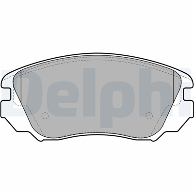 FREN BALATASI ÖN OPEL INSIGNIA 1.4 / 1.6 08-17, CHEVROLET MALIBU 2.0 / 2.4 12 => 