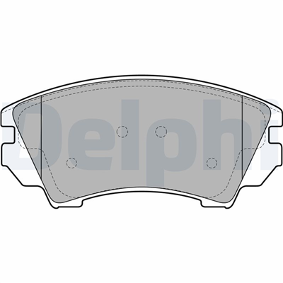 FREN BALATASI ÖN OPEL INSIGNIA 1.4 / 1.6 / 1.8 / 2.0 / 2.8 08-17, SEAT 124 68-80, CHEVROLET MALIBU 2.0 / 2.4 12 => 
