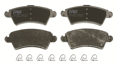 FREN BALATASI ÖN PEUGEOT 206 HB 1.6 16V 00-09, 2.0 S16 99-07, 2.0 HDİ 99-09, 206 CC 1.6 16V 00-07, 2.0 S16 00-07 