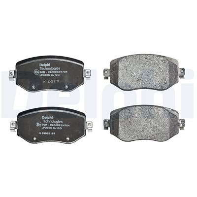 FREN BALATASI ÖN RENAULT MEGANE IV 1.5 DCI K9K/1.6 SCE/1.2 TCE H5F 16 =>, MEGANE IV 1.3 TCE H5H 18 =>, MEGANE IV 1.5 BLUE DCI K9K 19 =>, MEGANE IV 1.0 TCE 20 => 